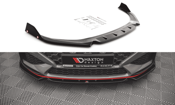 MAXTON DESIGN - Spoiler pod predný náraznik + Flaps V.1 Hyundai I30 N Hatchback/Fastback Mk3 Facelift,