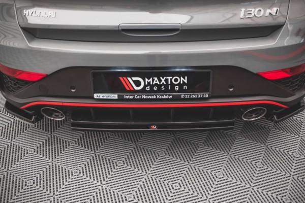MAXTON DESIGN - Zadný stredný spoiler Hyundai I30 N Hatchback Mk3 Facelift,,Čierny lesk – Obrázok 2