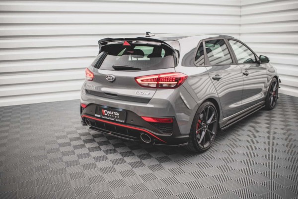 MAXTON DESIGN - Zadný stredný spoiler Hyundai I30 N Hatchback Mk3 Facelift,,Čierny lesk – Obrázok 3