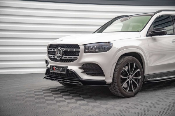 MAXTON DESIGN - Spoiler pod predný náraznik Mercedes-Benz GLS AMG-Line X167,,Čierny lesk – Obrázok 3