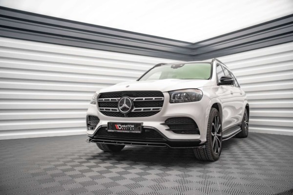 MAXTON DESIGN - Spoiler pod predný náraznik Mercedes-Benz GLS AMG-Line X167,,Čierny lesk – Obrázok 4