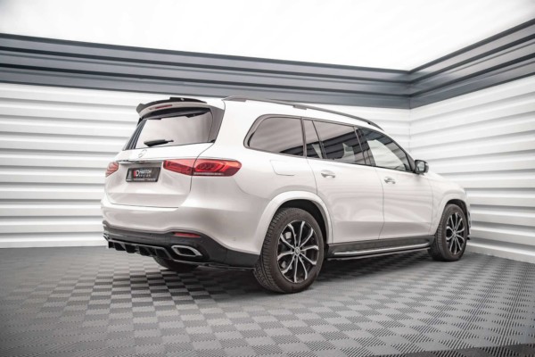 MAXTON DESIGN - Lišty pod prahy Mercedes-Benz GLS AMG-Line X167,,Čierny lesk – Obrázok 2