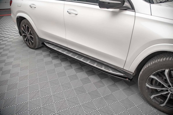 MAXTON DESIGN - Lišty pod prahy Mercedes-Benz GLS AMG-Line X167,,Čierny lesk – Obrázok 4