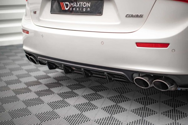 MAXTON DESIGN - Zadný difúzor Maserati Ghibli Mk3,,Čierny lesk – Obrázok 2
