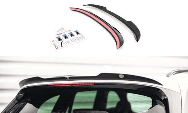 MAXTON DESIGN - Predlženie spoilera vhodné pre BMW X1 M-Pack F48,,Čierny lesk