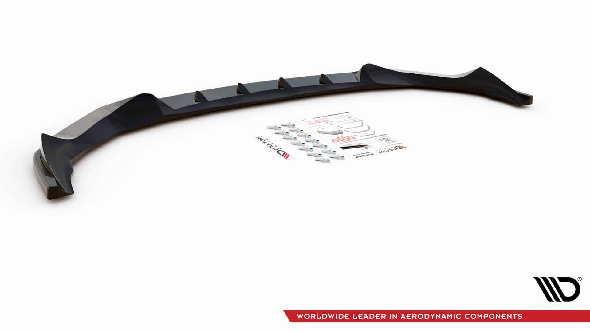 MAXTON DESIGN - Spoiler pod predný náraznik V.2 vhodné pre BMW X1 M-Pack F48,,Čierny lesk – Obrázok 6
