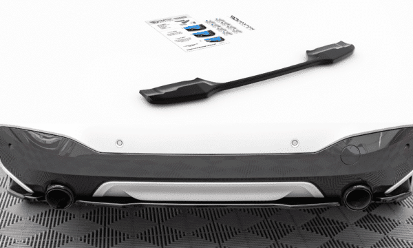 MAXTON DESIGN - Zadný stredný spoiler vhodné pre BMW X1 M-Pack F48,,Čierny lesk