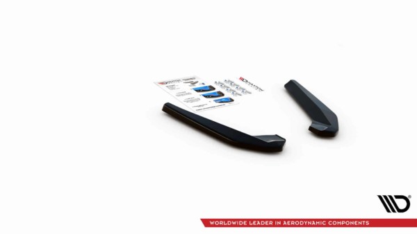 MAXTON DESIGN - Bočné difúzory zadného náraznika vhodné pre BMW X1 M-Pack F48,Čierny lesk – Obrázok 5