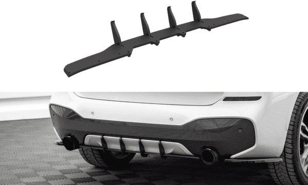 MAXTON DESIGN - Zadný difúzor  vhodné pre BMW X1 M-Pack F48,,Čierne