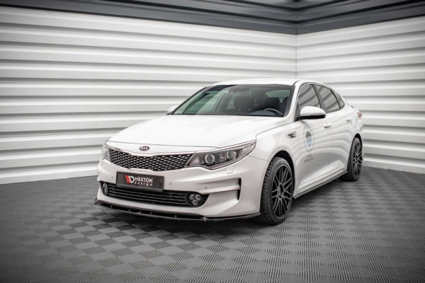 MAXTON DESIGN - Spoiler pod predný náraznik V.1 Kia Optima Mk4,,Čierny lesk – Obrázok 4