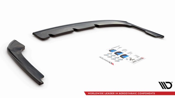 MAXTON DESIGN - Bočné difúzory zadného náraznika Kia Optima Mk4,Čierny lesk – Obrázok 6