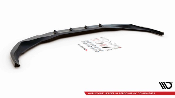 MAXTON DESIGN - Spoiler pod predný náraznik V.1 vhodné pre BMW 7 G11 M-Pack Facelift,,Čierny lesk – Obrázok 5