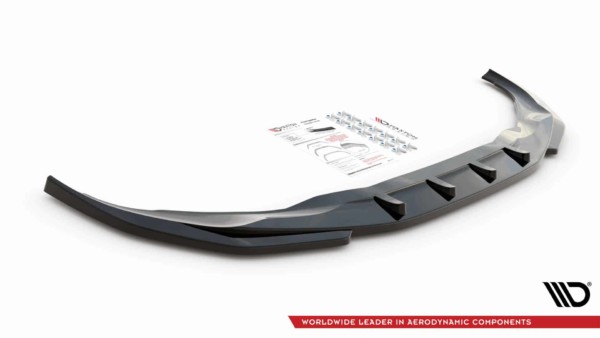 MAXTON DESIGN - Spoiler pod predný náraznik V.1 vhodné pre BMW 7 G11 M-Pack Facelift,,Čierny lesk – Obrázok 4