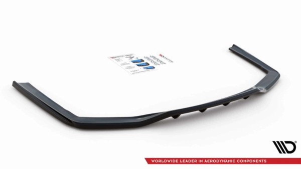 MAXTON DESIGN - Zadný stredný spoiler (s rebrovaním) BMW 7 M-Pack G11 Facelift,,Čierny lesk – Obrázok 4