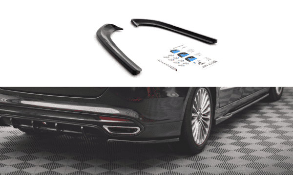 MAXTON DESIGN - Bočné difúzory zadného náraznika Ford Mondeo Mk5,Čierny lesk