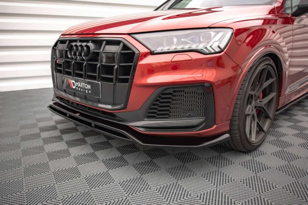 MAXTON DESIGN - Spoiler pod predný náraznik Audi SQ7 /Q7 S-Line Mk2 (4M) Facelift,,Čierny lesk – Obrázok 3