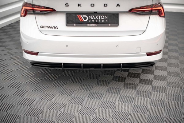 MAXTON DESIGN - Zadný difúzor  Skoda Octavia Mk4,,Čierne – Obrázok 3