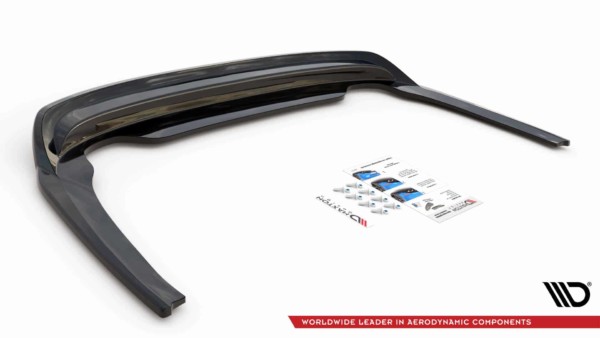 MAXTON DESIGN - Zadný stredný spoiler (s rebrovaním) Skoda Octavia Mk4,Čierny lesk – Obrázok 6