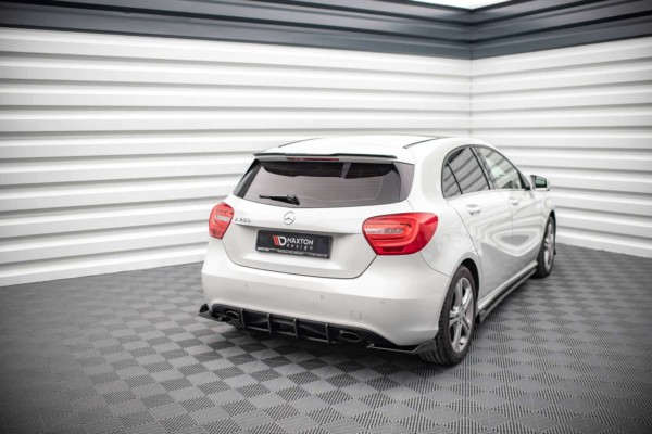MAXTON DESIGN - Zadný difúzor  Mercedes-Benz A W176,,Čierne – Obrázok 3