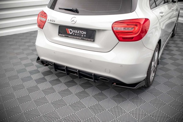 MAXTON DESIGN - Zadný difúzor  Mercedes-Benz A W176,,Čierne – Obrázok 4