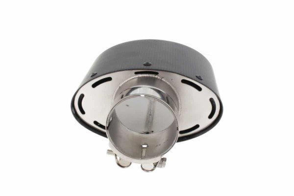 Koncovka výfuku 82x152mm, vstup 60mm Carbon – Obrázok 3