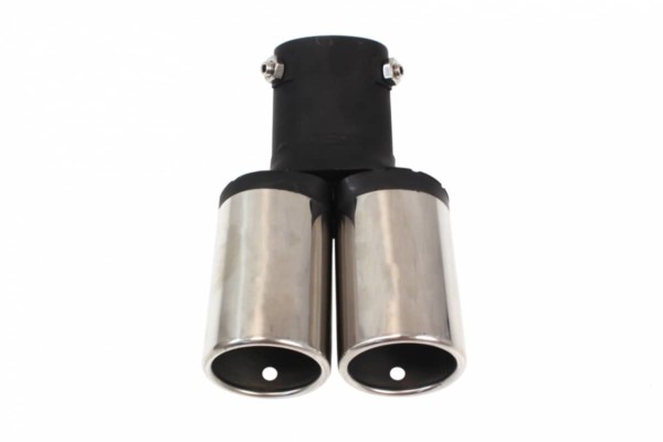 Dvojitá koncovka výfuku 60x120mm vstup 60mm