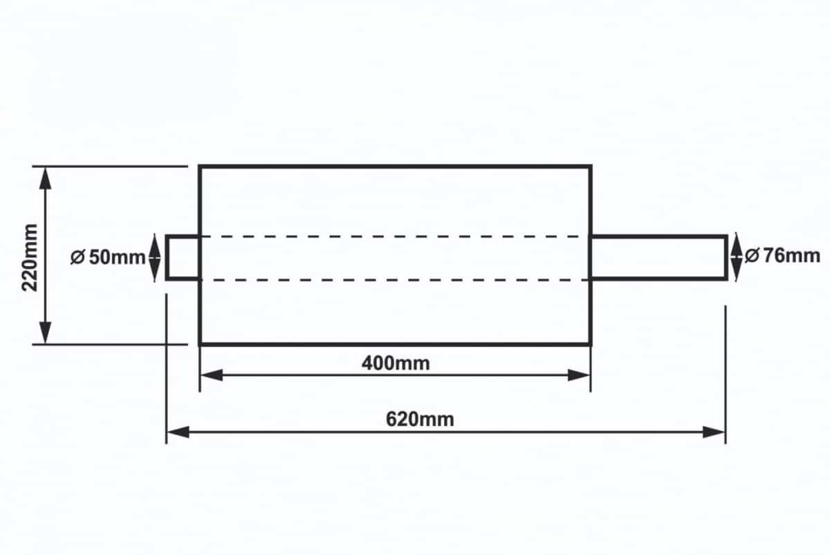 Športový Tlmič 50mm RM Motors – Obrázok 2