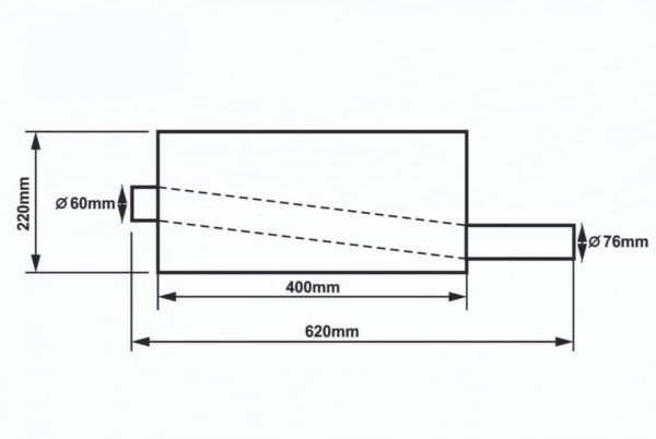 Športový Tlmič 60mm RM Motors – Obrázok 2