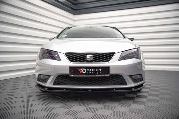 MAXTON DESIGN -Spoiler pod predný nárazník ,SEAT LEON MK3,Čierny lesk – Obrázok 3