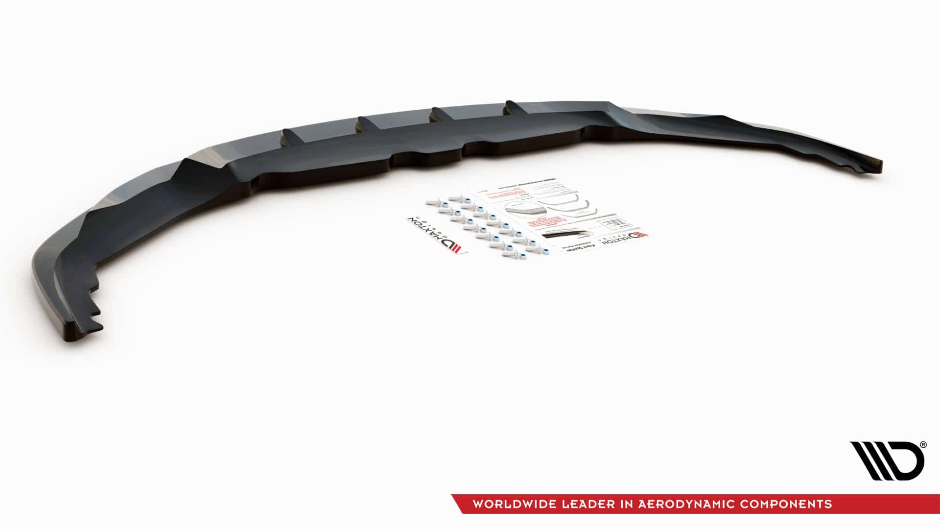 MAXTON DESIGN -Spoiler pod predný nárazník V.4 , vhodné pre BMW 8 COUPE M-PACK G15 / 8 GRAN COUPE M-PACK G16,Čierny lesk – Obrázok 5