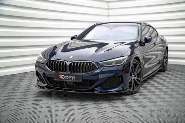 MAXTON DESIGN -Spoiler pod predný nárazník V.4 , vhodné pre BMW 8 COUPE M-PACK G15 / 8 GRAN COUPE M-PACK G16,Čierny lesk – Obrázok 2