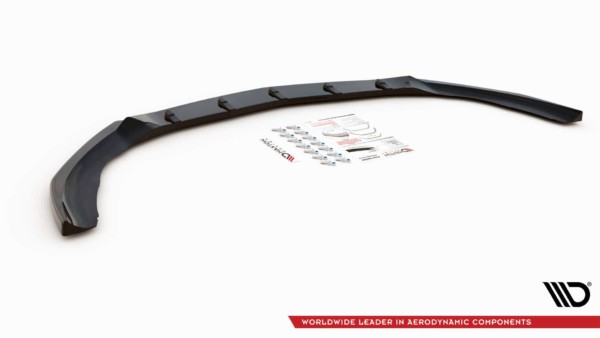 MAXTON DESIGN - Spoiler pod predný nárazník V.5 MERCEDES A35 AMG / AMG-LINE W177, čierny lesk – Obrázok 6
