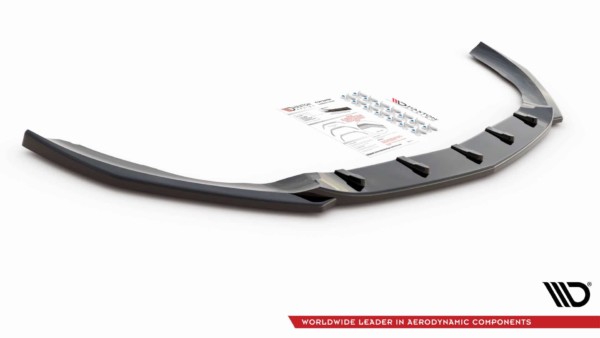 MAXTON DESIGN - Spoiler pod predný nárazník V.5 MERCEDES A35 AMG / AMG-LINE W177, čierny lesk – Obrázok 5