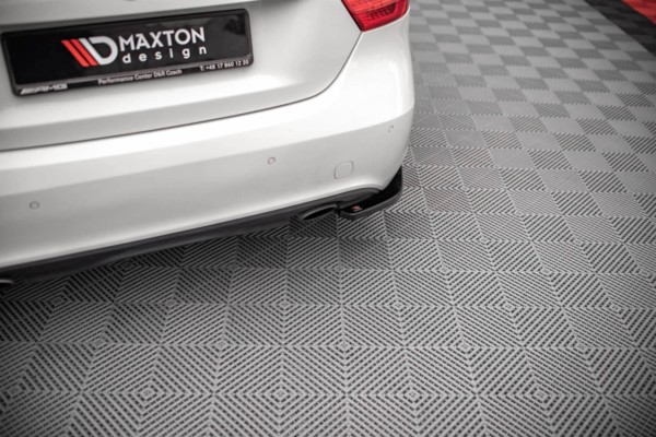 MAXTON DESIGN - Bočné difúzory pod zadný náraznik V.2, Mercedes-Benz A W176,Čierny lesk – Obrázok 4