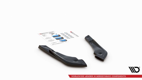 MAXTON DESIGN -Bočné difúzory zadného nárazníka, TOYOTA SUPRA MK5,Čierny lesk – Obrázok 4