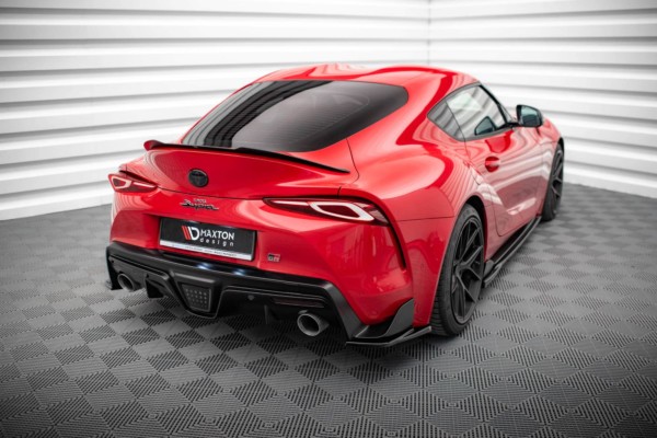 MAXTON DESIGN -Bočné difúzory zadného nárazníka, TOYOTA SUPRA MK5,Čierny lesk – Obrázok 2