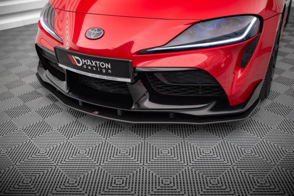 MAXTON DESIGN -Spoiler pod predný nárazník, TOYOTA SUPRA MK5,Čierne – Obrázok 2