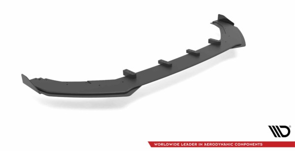 MAXTON DESIGN - Spoiler pod predný nárazník +Splitre ,STREET PRO, VOLKSWAGEN GOLF R MK7, Čierny+ Čierny lesk – Obrázok 4