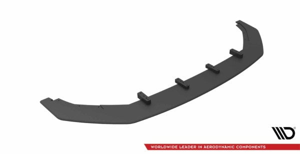 MAXTON DESIGN - Spoiler pod predný nárazník V.2, VOLKSWAGEN GOLF R MK7, Čierny – Obrázok 4