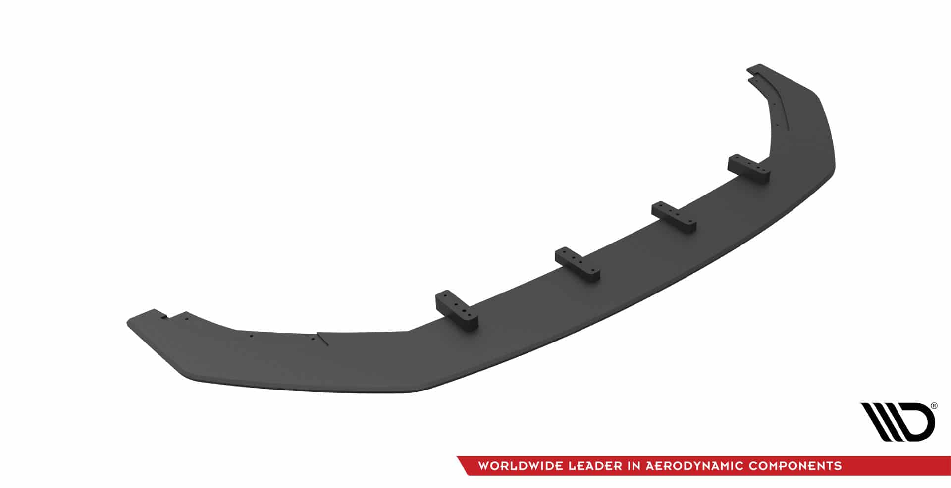 MAXTON DESIGN - Spoiler pod predný nárazník V.2, VOLKSWAGEN GOLF R MK7, Čierny – Obrázok 4
