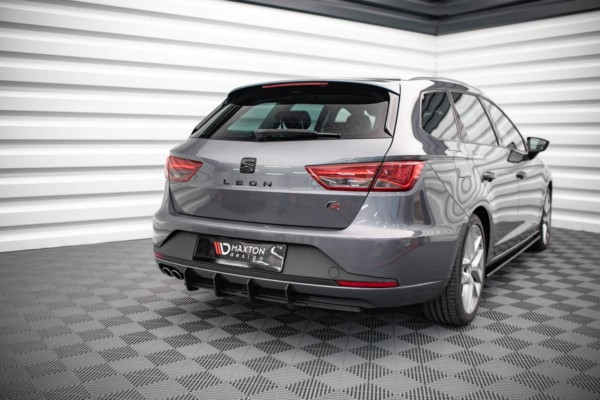 MAXTON DESIGN - Zadný difúzor,SEAT LEON FR SPORTSTOURER MK3,Čierna – Obrázok 3