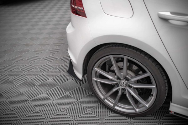 MAXTON DESIGN - Bočné difúzory zadného nárazníka, VOLKSWAGEN GOLF R MK7, Čierne – Obrázok 2