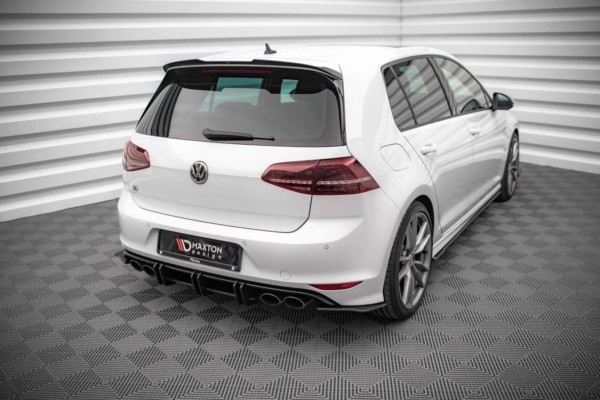 MAXTON DESIGN - Bočné difúzory zadného nárazníka, VOLKSWAGEN GOLF R MK7, Čierne – Obrázok 3