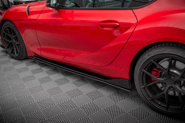 MAXTON DESIGN -Lišty pod bočné prahy, TOYOTA SUPRA MK5,Čierne – Obrázok 2