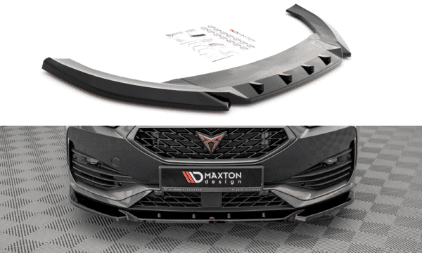 MAXTON DESIGN - Spoiler pod predný náraznik V.3 Cupra Leon, čierny lesk