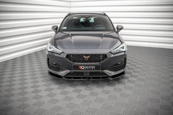 MAXTON DESIGN - Spoiler pod predný náraznik V.3 Cupra Leon, čierny lesk – Obrázok 2