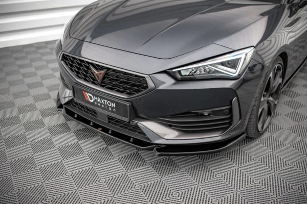MAXTON DESIGN - Spoiler pod predný náraznik V.3 Cupra Leon, čierny lesk – Obrázok 3
