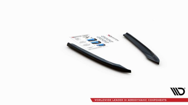 MAXTON DESIGN - Bočné difúzory zadného náraznika Cupra Leon ST, Čierny lesk – Obrázok 4
