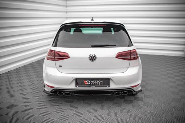 MAXTON DESIGN -Bočné difúzory zadného náraznika V.4 VOLKSWAGEN GOLF R MK7, čierny lesk – Obrázok 3