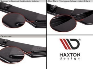 MAXTON DESIGN - Lišty pod bočné prahy V.2 MERCEDES A35 AMG / AMG-LINE W177, čierny lesk – Obrázok 2